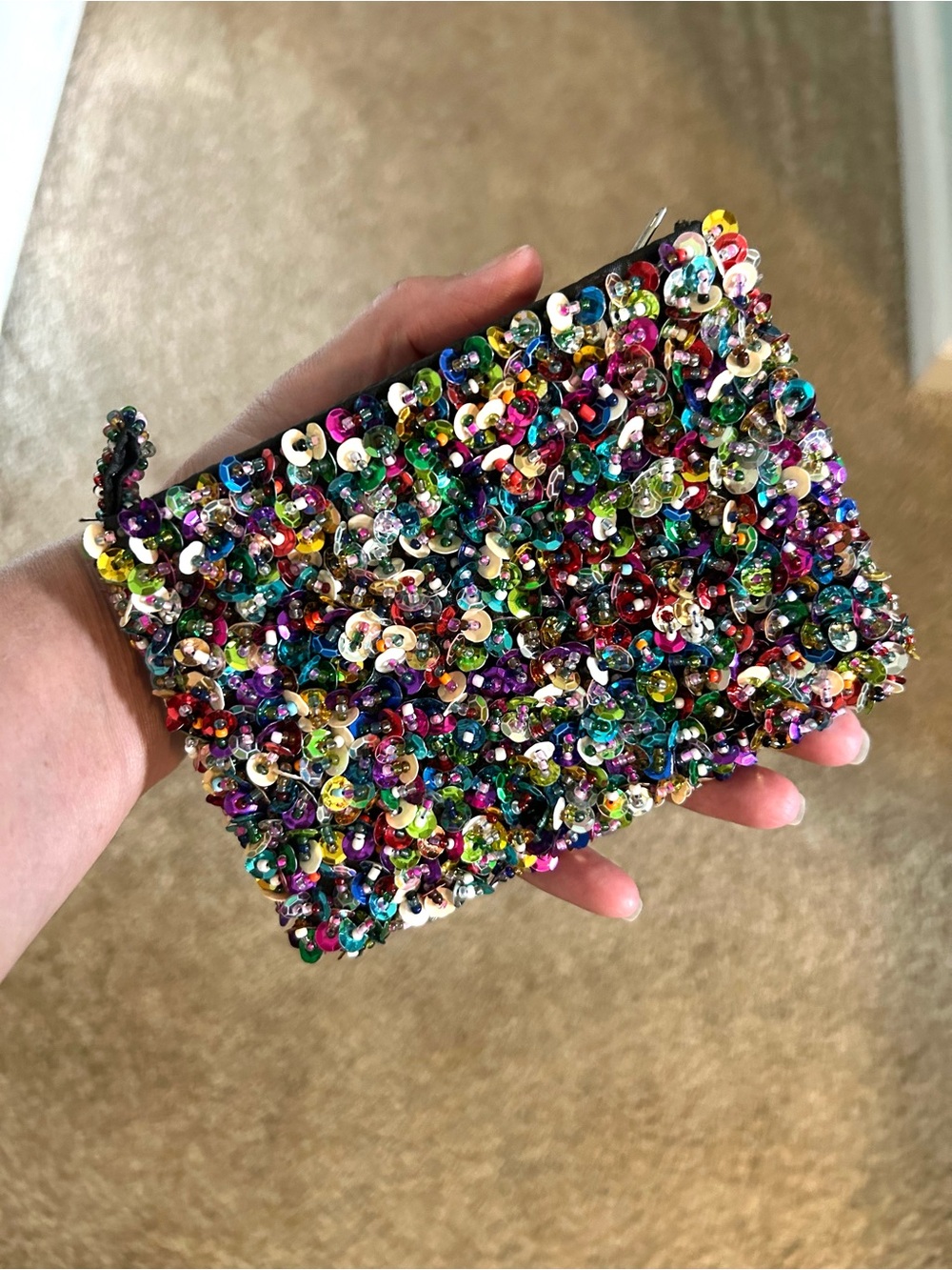 Multicolor Sequin Clutch - Women Bags